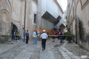 Paura a Monreale: fulmine colpisce il duomo