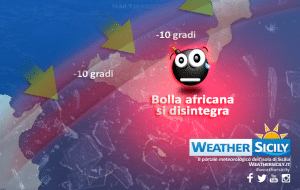 Sicilia, ecco il gran fresco: nella notte maltempo sulle tirreniche e temperature under 15