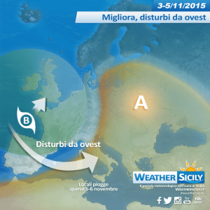 Sicilia, tempo in miglioramento ma da ovest giungono disturbi