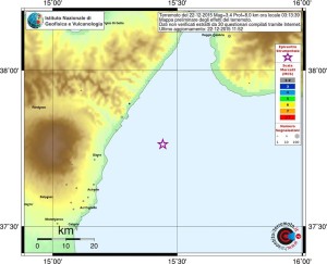 Sicilia, sciame sismico sul mar Ionio. Ecco tutte le scosse registrate