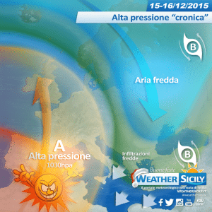 Sicilia, l'alta pressione manda l'inverno meteorologico in crisi 