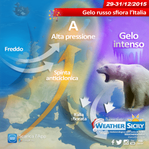 Capodanno freddo e localmente perturbato in Sicilia, ecco dove