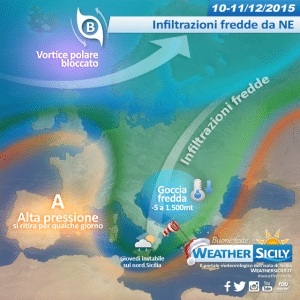 Sicilia: ponte dell'Immacolata variabile, ma la goccia fredda nasconde delle insidie