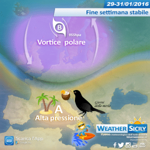 Sicilia: ultimo colpo di coda dell'anticiclone, da giovedì sensibile calo termico