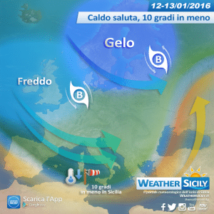 Sicilia, prima del gelo breve rimonta mite. L'inverno è pronto a riscattarsi, lo farà furiosamente