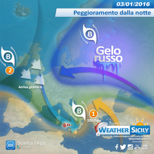 Sicilia, l'inverno spinge: imminente peggioramento dalla notte