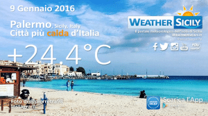 Sicilia, inverno o primavera? Siracusa raggiunge +24°C, Palermo e Catania +21°C