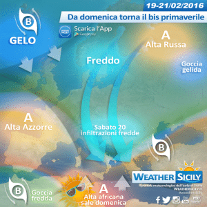 Sicilia, continua l'inverno anonimo: temperature in calo, ma niente freddo