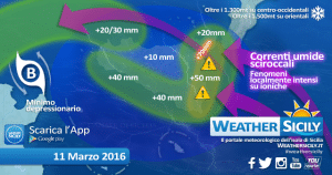 | Tot millimetri previsti in 24 ore, grafica weathersicily.it |