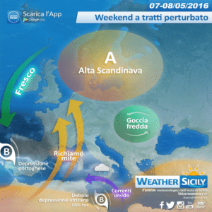 Sicilia, settimana caratterizzata da infiltrazioni fresche, poi possibile cambio nel weekend