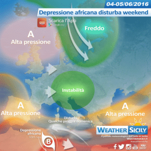 Sicilia, depressione africana guasta il weekend: sabato le prime nubi, domenica anche maltempo