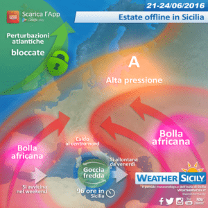 Sicilia, stop al caldo: la bolla africana saluta. Gran fresco in arrivo, ma anche maltempo sparso