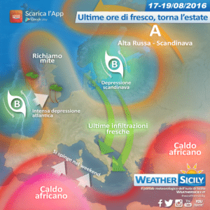 Break estivo in Sicilia, maltempo localizzato fino a sabato