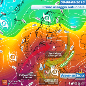 Sicilia, arriva il primo assaggio autunnale: da martedì maltempo, forti venti e crollo termico