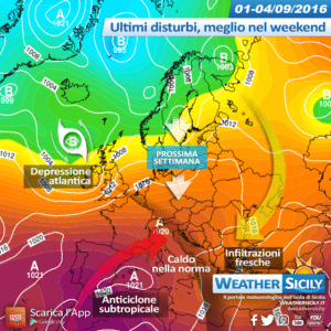 Al via l'autunno meteorologico. Ultimi disturbi in Sicilia, meglio nel weekend