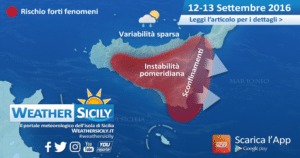 Sicilia, peggioramento in arrivo sul settore tirrenico. Instabilità pomeridiana su zone interne