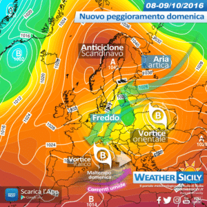 Sicilia: possibili forti e veloci temporali sul settore settentrionale nella giornata di domani