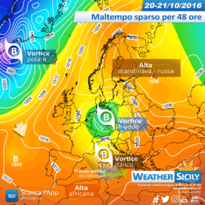 Sicilia, l'alta pressione non regge: variabilità sparsa e fresco. Primo peggioramento da mercoledì