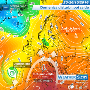 Sicilia, l'autunno tenta l'assalto: crollo termico, forti venti e maltempo in arrivo
