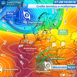 Sicilia, l'autunno tenta l'assalto: crollo termico, forti venti e maltempo in arrivo