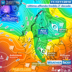 Sicilia, ancora maltempo venerdì sera. Sabato nuovamente freddo, più mite da domenica