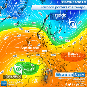 Sicilia, lo scirocco dominerà la settimana. Freddo artico a fine mese?