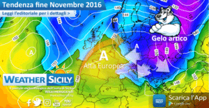 Sicilia, lo scirocco dominerà la settimana. Freddo artico a fine mese?
