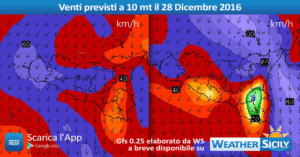 Sicilia, gelo accompagnato da forti venti da N/NE. Ecco i dettagli delle condizioni meteo-marine