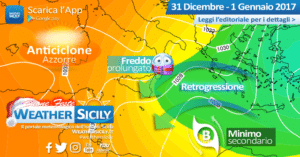 Sicilia al gelo: retrogressione per San Silvestro, possibili sorprese?