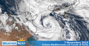 Sicilia, nuovo peggioramento da mercoledì sera. Attesi fenomeni localmente intensi