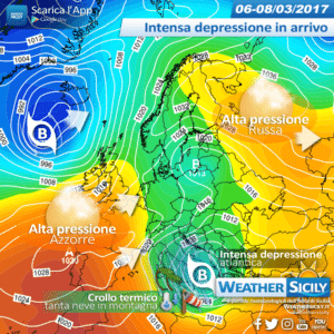 Sicilia, bentornato inverno! Attesi venti di burrasca, maltempo e tanta neve in montagna