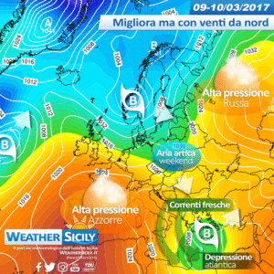 Sicilia, burrasca di maestrale in arrivo. Attesi mari grossi con raffiche vicino ai 100 km/h