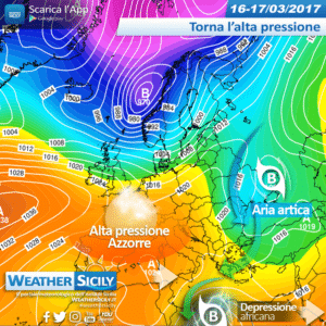 Sicilia, primavera meteorologica altalenante: torna l'alta pressione