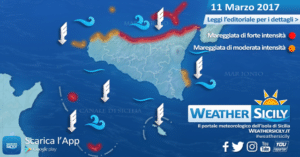 Sicilia, arriva intensa tramontana. Nuove mareggiate in arrivo, ecco dove