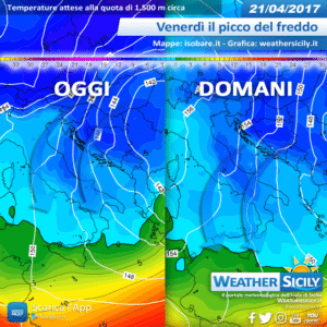 Sicilia, freddo in uscita. Temperature in rialzo, torna la primavera! Tendenza ponte 25 aprile