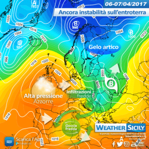 Sicilia, depressione atlantica in cedimento: ultimi disturbi in attesa di un nuovo peggioramento