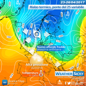 Sicilia, freddo in uscita. Temperature in rialzo, torna la primavera! Tendenza ponte 25 aprile