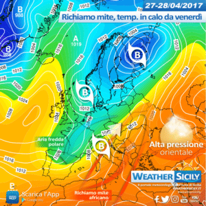 Sicilia, freddo in uscita. Temperature in rialzo, torna la primavera! Tendenza ponte 25 aprile