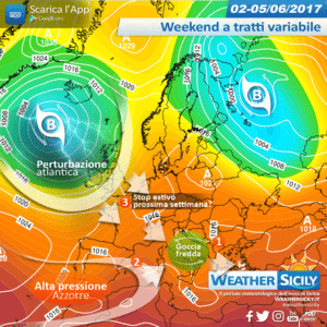 Sicilia, al via l'estate meteorologica con variabilità sparsa e locali temporali sabato. Meglio Domenica