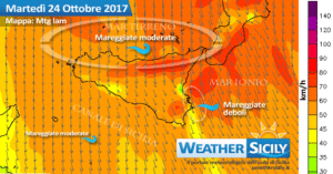 Sicilia: flusso artico fino a mercoledì. Martedì il picco del freddo/vento