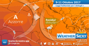 Sicilia, lunga fase anticiclonica in arrivo: temperature in media e tempo stabile ad oltranza