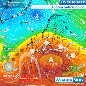 Sicilia, lunga fase anticiclonica in arrivo: temperature in media e tempo stabile ad oltranza