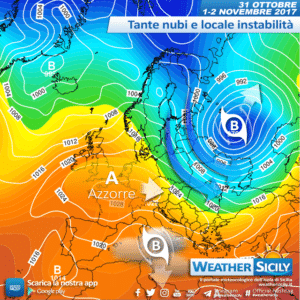 Sicilia, calo termico a partire da sabato. Attesa locale instabilità nel weekend
