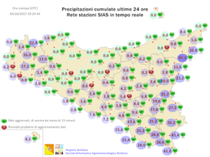 Sicilia: notevole calo delle temperature da sabato. Il vento sarà il vero protagonista