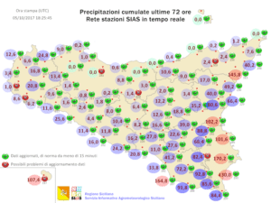 Sicilia: notevole calo delle temperature da sabato. Il vento sarà il vero protagonista