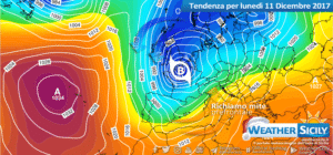 Sicilia, breve richiamo mite prefrontale venerdì. Torna l'inverno entro il fine settimana