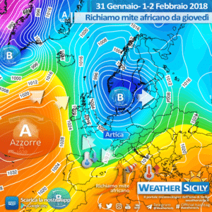 Sicilia, l'inverno prova a rialzare la testa: crollo termico tra sabato e domenica. Tornano le piogge