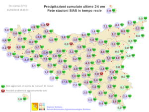 Sicilia, ultimi disturbi sabato. Variabile tra domenica e lunedì con velature diffuse