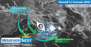 Sicilia, atteso un venerdì perturbato con neve in montagna. *FOCUS NEVE*