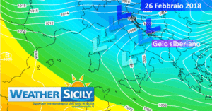 Sicilia, il gelo siberiano ci sfiora: atteso un crollo delle temperature, con fiocchi lunedì a bassa quota
